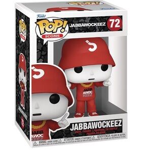 Funko Jabbawockeez Red and White Vinyl Figure enclosed case